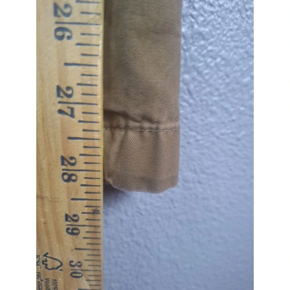Banana Republic Aiden Chino Men 31x30 Khaki Tan Slim Fit Cotton Pants